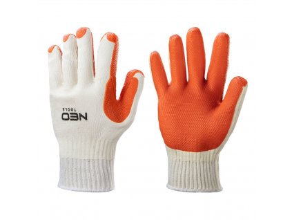 Rukavice , 65 % bavlna + 35 % polyester potiahnutý gumou , veľkosť 10 | NEO 97-615