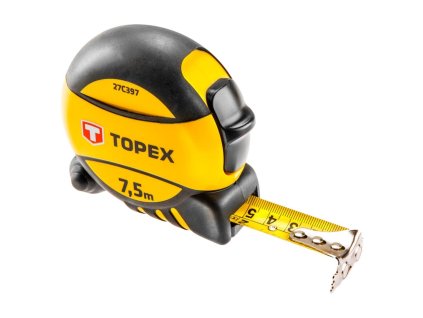Oceľový zvinovací meter 7,5 m x 25 mm | TOPEX 27C397