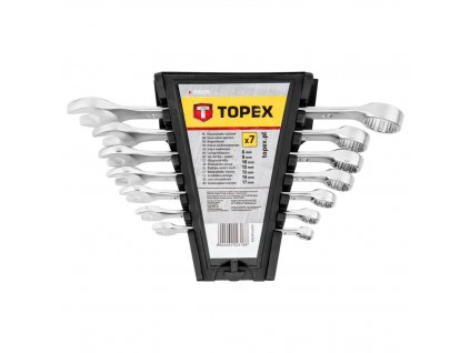Kľúče očkoploché 6-17 mm, 7 ks | TOPEX 35D379