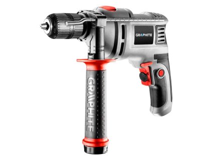 Príklepová vŕtačka 650 W, 0-3000 ot./min, fi 13 mm, bezkľúčiková rukoväť, kufrík, 10 vrtákov