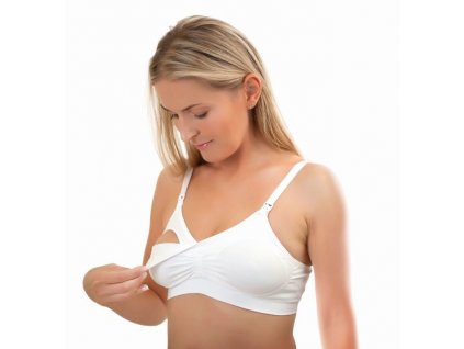 Podprsenka pre tehotné a dojčiace ženy White veľ. D80-85