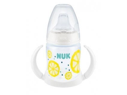 NUK Hrnček First Choice s úchytkami Snow- sivý, 6 - 18 m