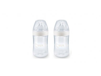 Fľaša Nature Sense 260 ml, 6-18 mesiacov 2 ks biela