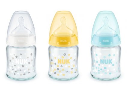 NUK FirstChoice+ fľaša sklo 120ml