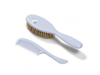 hygiene products babyono grey babyono hairbrush and comb natural bristle 120195 44816