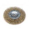 Brúsny kefový kotúč 150 mm, miskový, mosadzný - F33-150