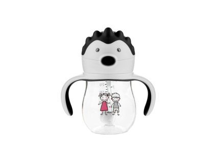 261308 akuku kuzelna flaska so slamkou a zavazim 250 ml grey