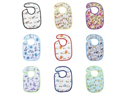 260648 akuku podbradnik frote baby bib stredny