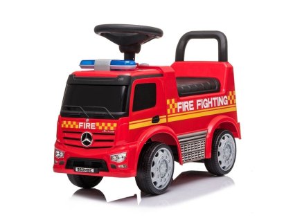 12187 baby mix detske odrazadlo so zvukom mercedes poziarnici cervene