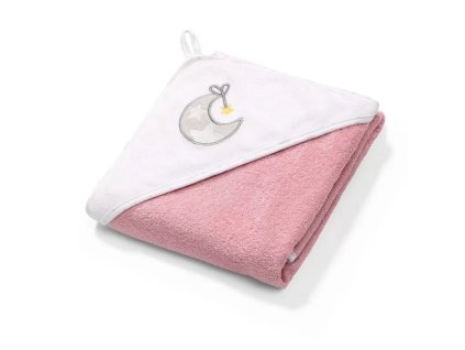261062 baby ono osuska s kapucnou 76x76cm ruzova