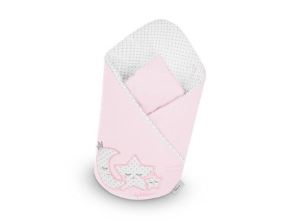 11170 belisima zavinovacka bavlnenna 75x75 ruzove hviezdy