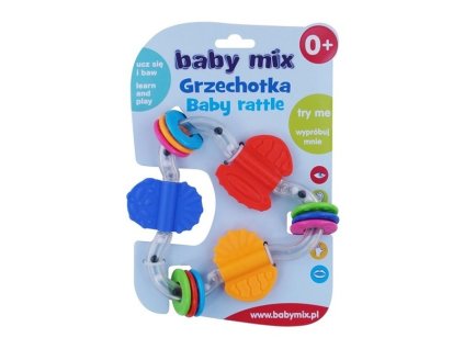227132 detska hrkalka baby mix farebna osmicka