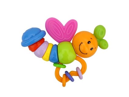 227150 detska hrkalka baby mix motylik
