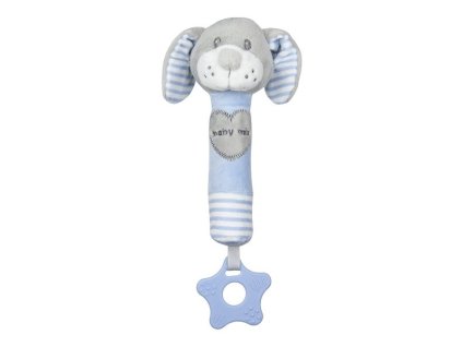 221510 detska piskacia plysova hracka s hryzatkom baby mix pes