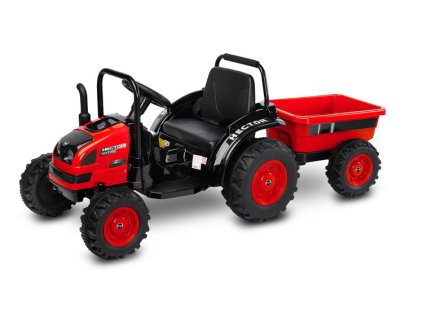226817 detske elektricke auto traktor hector cerveny
