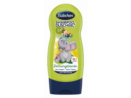 11659 detsky sampon a sprchovy gel 2v1 jungle gang 230ml