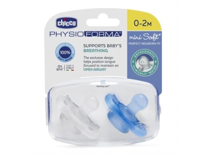 221618 chicco cumlik physio mini soft celosilikonovy 0 2m chlapec