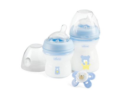 11794 chicco darcekovy set natural feeling chlapec modra