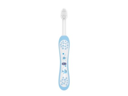 226676 chicco kefka zubna pre deti my first milk teeth modra 6m