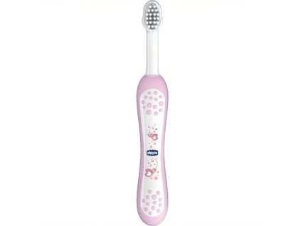 226673 chicco kefka zubna pre deti my first milk teeth ruzova 6m