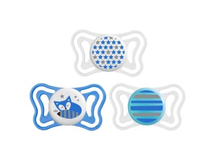 226616 chicco physio forma light upokojujuce cumliky 2ks modra