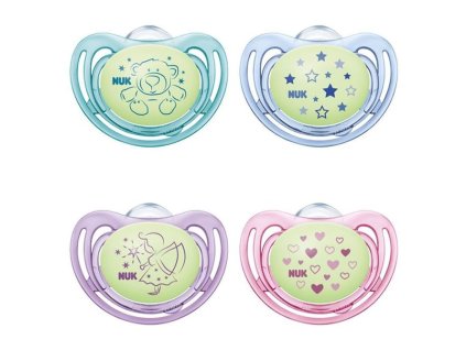 12541 nuk dojcensky cumlik freestyle night 0 6m chlapec box 2ks