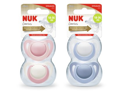 223871 nuk genius ortodonticky cumlik 18 36 2ks