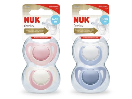 223868 nuk genius ortodonticky cumlik 6 18 2ks