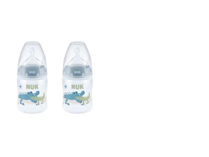 223397 nuk set 150 ml 150 ml flasa s indikatorom teploty modra