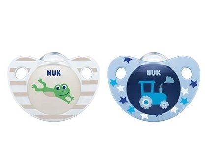 223850 nuk trendline silikonovy cumlik 6 18 2ks krabicka bez rucky