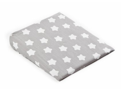 220397 obliecka na klinovy vankus 38x30 grey stars