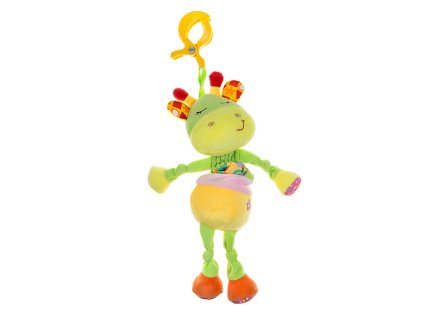 219317 1 plysova hracka s hracim strojcekom zirafka