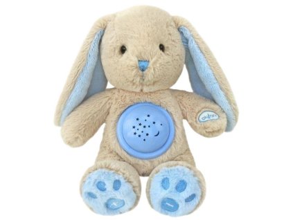 219983 1 plysovy zaspavacik zajacik s projektorom baby mix modry