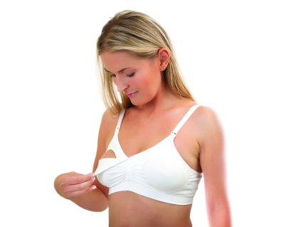 221021 podprsenka pre tehotne a dojciace zeny white vel b70 75