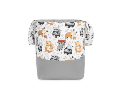 261338 sensillo kos na hracky 35x47 cm sivy