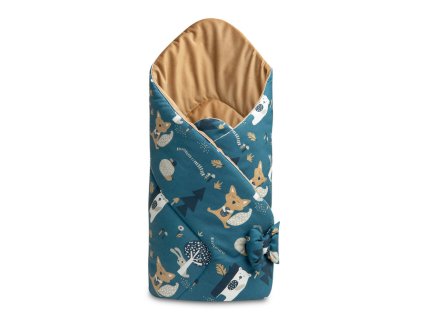 13282 sensillo obojstranna zavinovacka 75x75 zvieratka karamelova