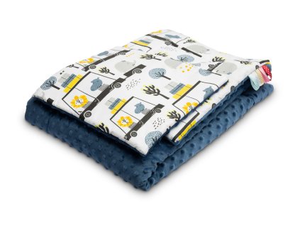 13270 sensillo obojstranny set do kocika zoo zvieratka modra