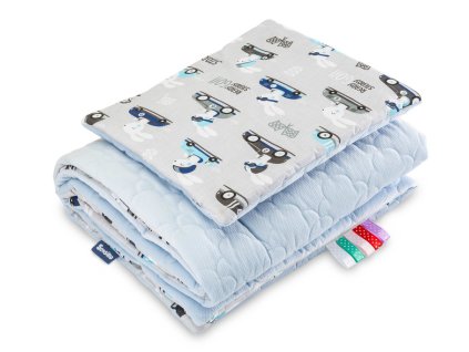 13357 sensillo set prikryvky a vankusa velvet modra