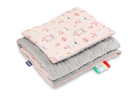 13342 sensillo set prikryvky a vankusa velvet siva ruzova