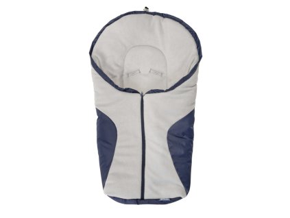 226040 spaci vak do autosedacky navy siva polar 75 x 36