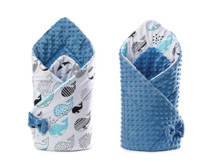 220595 zavinovacka minky velryba tyrkysova 80x80