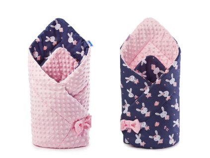 220592 zavinovacka minky zajaciky ruzova 80x80