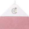 12718 1 baby ono osuska s kapucnou frotte 100x100cm ruzova