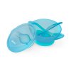 219257 2 detska miska s prisavkou a s lyzickou akuku modra