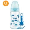 12478 nuk sklenena dojcenska flasa first choice s kontrolou teploty 240 ml 0 6m ruzova