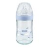 12526 1 nuk sklenena dojcenska flasa natural sense s kontrolou teploty 240ml 0 6m