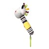 224804 7 plysova piskaci hracka s kousatkem zebra