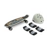 221450 set detsky skateboard dexter grey prilba a chranice