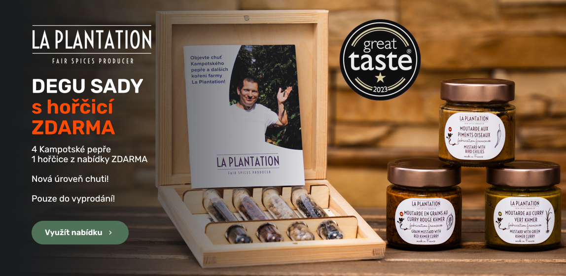 Degustační sety s hořčicí zdarma