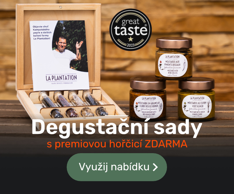 Degustační sady s hořčicí zdarma